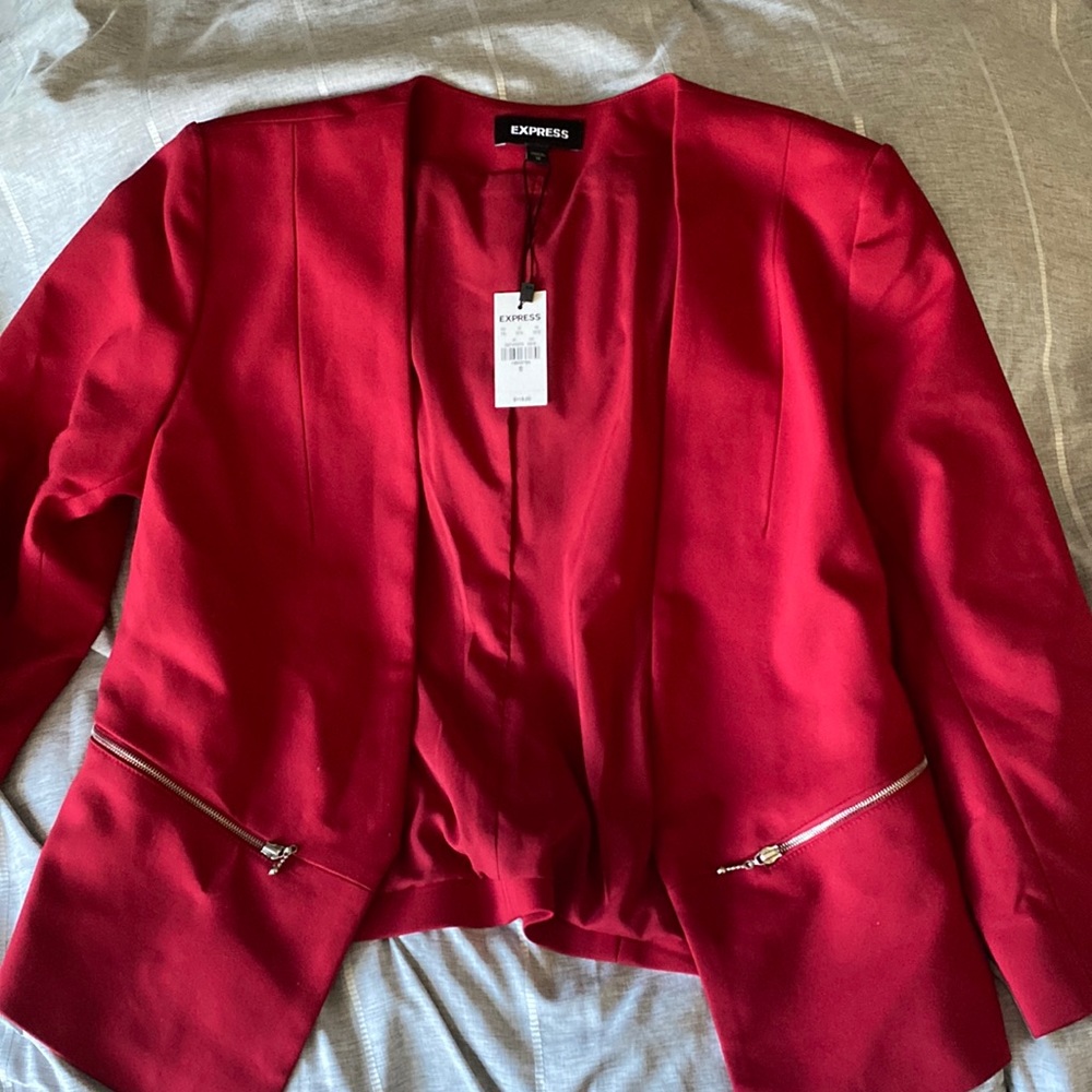 Red express blazer NWT SIZE 10